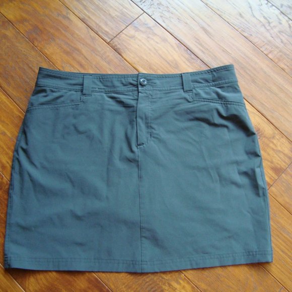 Eddie Bauer Pants - Eddie Bauer Adventurer Skort Skirt Athletic Tennis Golf Gray sz 12